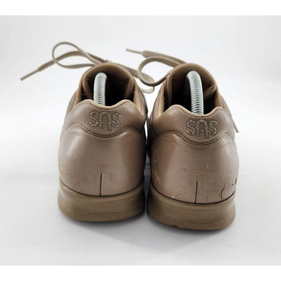 SAS Free Time Lace Up Comfort Walking Shoes Beige Size Men's 8.5 Women's 10 - Picture 7 of 16